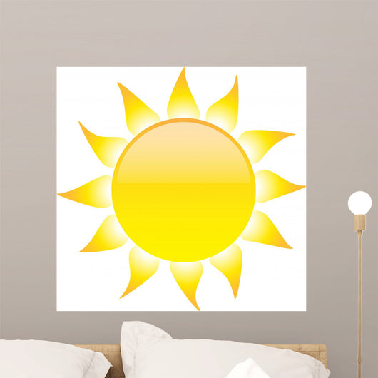 Sun with Rays Wall Decal