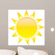 Sun with Rays Wall Decal