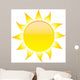 Sun with Rays Wall Decal