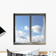 Window and Clouds Wall Decal