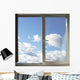Window and Clouds Wall Decal