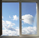 Window and Clouds Wall Decal