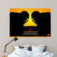 American Football Face-off Wall Decal