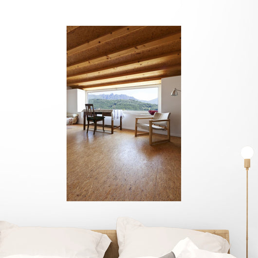 Rural Home Interior Window Wall Decal
