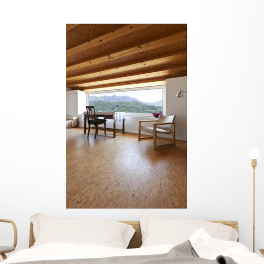 Rural Home Interior Window Wall Decal