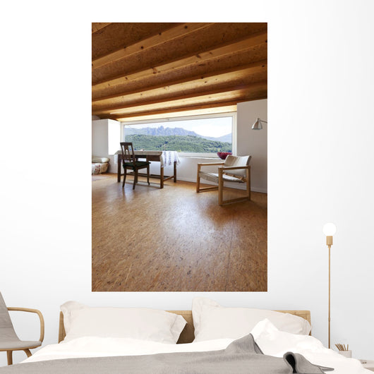Rural Home Interior Window Wall Decal
