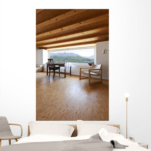 Rural Home Interior Window Wall Decal