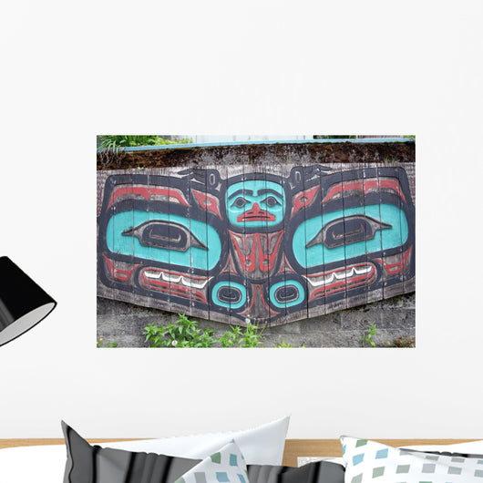 Totem Carving Wall Decal
