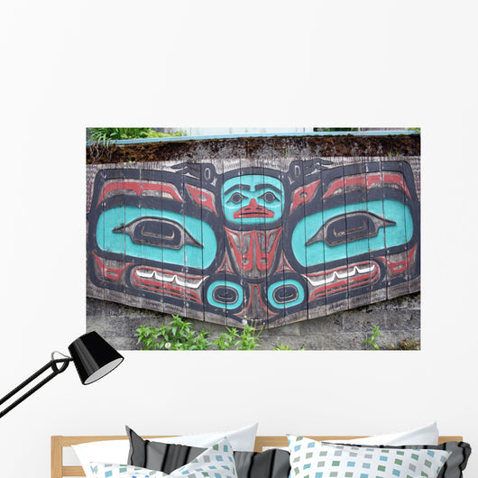 Totem Carving Wall Decal