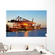 Container Ship When Loaded Wall Decal