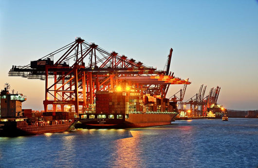 Container Ship When Loaded Wall Decal