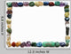 Healing Crystal Border Wall Decal