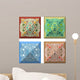 Button with Celtic Pattern Wall Stickers Wall Decal