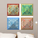 Button with Celtic Pattern Wall Stickers Wall Decal