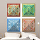 Button with Celtic Pattern Wall Stickers Wall Decal
