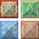 Button with Celtic Pattern Wall Stickers Wall Decal