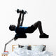 Man Exercising Bosu Weight Wall Decal