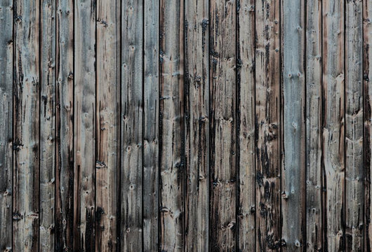 Old Weathered Boards Vertical Wall Decal