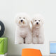Two Bichon Frise Puppy Wall Decal