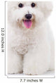 Seated Bichon Frise Puppy Wall Decal