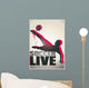Football Poster Live Wall Decal
