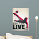 Football Poster Live Wall Decal
