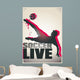 Football Poster Live Wall Decal