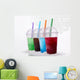 Slushy Different Flavors Wall Decal