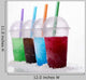 Slushy Different Flavors Wall Decal