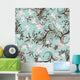 Seamless Floral and Butterfly Pattern 1 Wall Decal