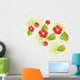 Red Flowers Wall Decal