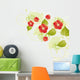 Red Flowers Wall Decal