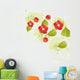 Red Flowers Wall Decal