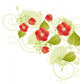 Red Flowers Wall Decal