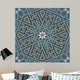 Seamless Arabesque Tangled Line Pattern Wall Decal