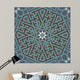 Seamless Arabesque Tangled Line Pattern Wall Decal