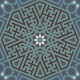 Seamless Arabesque Tangled Line Pattern Wall Decal