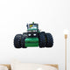 Green Tractor Wall Decal