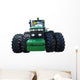 Green Tractor Wall Decal