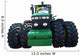 Green Tractor Wall Decal