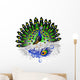 Peacock Illustration Wall Decal