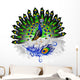 Peacock Illustration Wall Decal