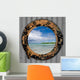 Beach Port Hole Wall Decal