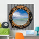 Beach Port Hole Wall Decal