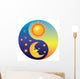 Yin and Yang Wall Decal