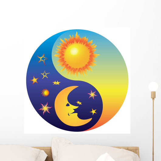 Yin and Yang Wall Decal