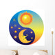 Yin and Yang Wall Decal