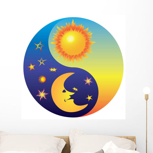 Yin and Yang Wall Decal
