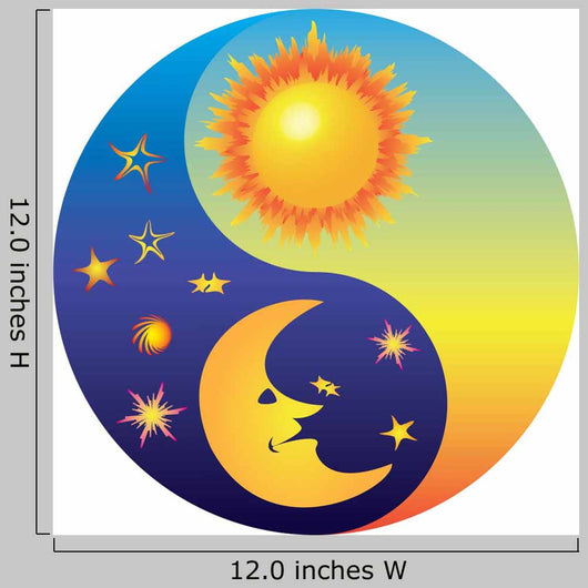 Yin and Yang Wall Decal