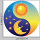 Yin and Yang Wall Decal